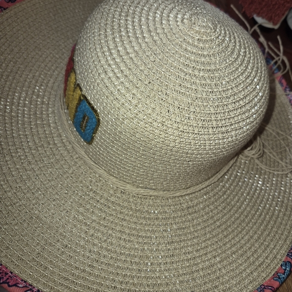 NWT's Simply Southern Wide Brim Sun Hat Straw, "Weekend" Hat - Picture 7 of 7